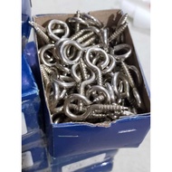 MATA Screw Eye Cap No. 6 8 10 Screw HOOK Screw Eyes Per Box