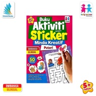 Buku Aktiviti - Buku Aktiviti Dengan Sticker Minda Kreatif Puteri - Buku Sticker - Buku Kanak-Kanak 