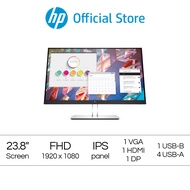 HP E24 G4 FHD Monitor / 23.8" FHD (1920 x 1080) / IPS Display / 5ms GtG / 60 Hz / 3 Year Limited Warranty