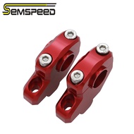 SEMSPEED Universal 22Mm มือจับรถจักรยานยนต์แท่งไรเซอร์ Mount แคลมป์ยึดมือจับสำหรับ Yamaha YZF R1 R25