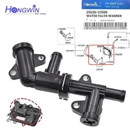 For Hyundai Kia 2.4L 3.3L 3.8L 2013-2021 Water Valve Oil Cooler Heater 25630-1U500 25630-2W500 25630