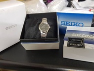二手9成7新 SXDG47P1-7N82-0JF0D 精工錶 SEIKO 黑面 不銹鋼 28mm 女錶