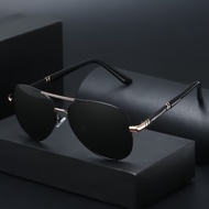 Mens Pilot Aviator Black Sunglasses Protection Shades
