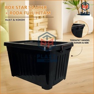 BOX STAR 50 LITER + WHEELS - Plastic Box Container / Container Box