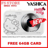 YASHICA DZ100 HELLO KITTY DIGITAL CAMERA FREE 64GB SD CARD