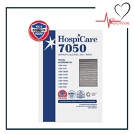 HospiCare 7050 Alcohol Wipes 50 Sheets, Individually Wrapped, Tear Resistant, Kills 99.9% of harmful