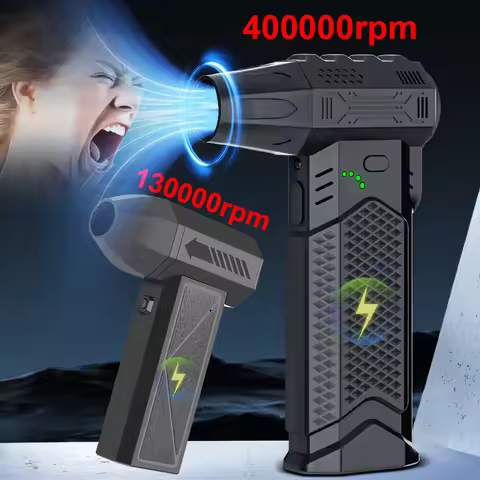Electric Air Blower Portable Pump Turbo Blow Fan 400/130K RPM Blowing Snow Brush Garden House Air Du