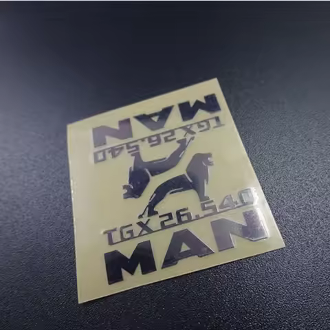 Logo Decoration Decals Stickers For 1/14 Scale Tractor Trailer MAN TGX 26.540