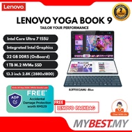 [🎁FREE 1Y ADP] Lenovo Yoga Book 9 83FF002AMJ Laptop (Intel Core Ultra 7 155U/32GB/1TB SSD/13.3" 2.8K