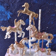 resin mold mooncake mold Flip Sugar Carousel Unicorn Flip Sugar Carousel Cake Silicone Mold DW6-DW8