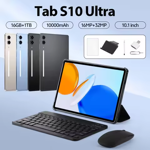 Tab S10 Ultra 10.1 inch Android 15 16GB+1TB Dual Card Tablet 10000mAh MSnapdragon 8 Gen3 Core WIFI+G
