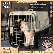 Pet Travel Carrier Crate Airline Approved for Dogs & Cats Cage Airline Approved