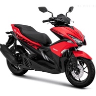 NVX 155 V1 COVERSET 2019 BLACK / RED / FLUO YELLOW YAMAHA