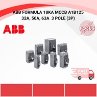 ABB FORMULA 18kA MCCB A1B125 32A 50A 63A  3 POLE (3P)