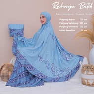 mukena batik mukena dewasa mukena bali rayon jumbo - rahayu biru