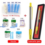Pure Copper Lancing Pen+50pcs Lancets Bekam Lancet Pen & lancing Cupping Acupuncture Therapy