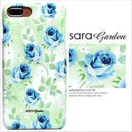 【Sara Garden】客製化 手機殼 蘋果 iphone5 iphone5s iphoneSE i5 i5s 漸層玫瑰碎花 保護殼 硬殼
