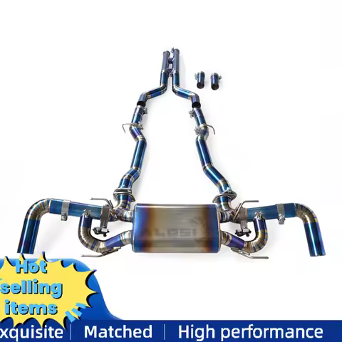 High-quality cat Back Exhaust for Aston Martin DB11 4.0T 2017-2022 Valve Exhaust Pipes Titanium Muff