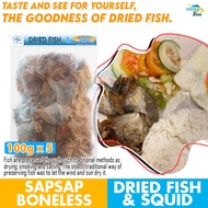 Dried Fish Sapsap Boneless 500g / 1kg Dried Sapsap / Gourmet Dried Fish / Sun-Dried / Crispy Sapsap