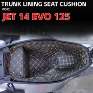 For SYM JET 14 EVO 125 150 200 Motorcycle Storage Box Leather Jet 14 Evo Sym Accessories Trunk Linin