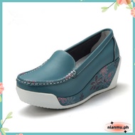 Women's Shoes Genuine Leather plat form casual shoes female wedge Shoes