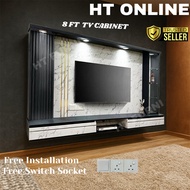 [HT Online] Rak Kabinet TV Gantung • Kabinet TV Dinding Minimalis • Floating TV Console