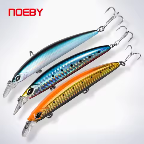 NOEBY Minnow Lure 110S 19g 110F 19g 130F 23g Casting Jerkbait Saltwater Hard Bait Fishing Lure
