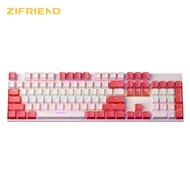 Zifriend KY300 104 Keys Mechanical Keyboard 24 Light Effects RGB Backlit Ergonomic Design Gaming Key