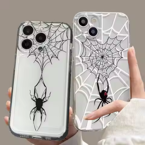 Black Spider Case for Huawei Y9 Prime 2019 Honor 90 Lite X9A 5G X7B X8B X9B Nova 5T 3i 9 SE P40 Lite