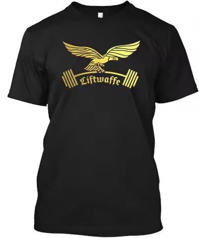 Liftwaffe Gold T-Shirt Size S to 5XL