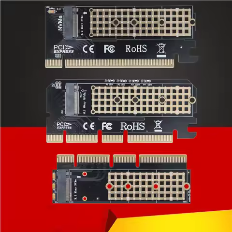 PCIE NVME Adapter M2 PCI Express 3.0 X1 X4 X8 X16 Expansion Card Riser Converter Supports 2230 2242 