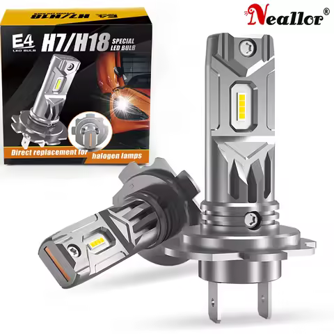 2x H7 Led Canbus No Error Headlight Car Bulbs 12v Diode Lamps High Power Driving Running Lamp For BM