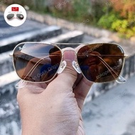 Kacamata hitam pria original Ray-Ban Caravan