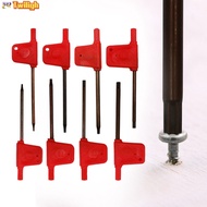 【TWILIGH】10× Small  for Torx screwdriver T Wrench Red Flag Type Spanner Key Screwdriver T5- for T20