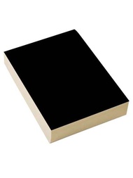黑色、精美簡約的空白筆記本，牛皮紙封面，小巧尺寸、超厚200-250張，標註書、圖片書，非常適合素描、工作、繪畫、繪圖、校內課程、兒童日記補充（13.8*9.8cm/5.4*3.9in）