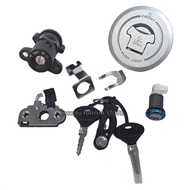 Ignition Switch Lock Fuel Gas Cap Tank Cover Seat Lock Key Set For Benelli TRK502 TRK502X BJ500GS-A 