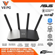 ASUS RT-BE82U WiFi 7 Dual-Band Extendable Router, 4K-QAM, Commercial-Grade Network Security, Parenta