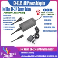 EN-EL14 Dummy แบตเตอรี AC แหล่งจ่ายไฟอะแดปเตอร์สำหรับ Nikon D5600 D5300 D3500 D3400 D5100 D5200 D330
