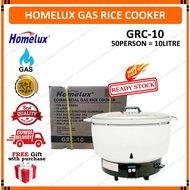 HOMELUX GRC-10 GAS RICE COOKER (10 LITRE) 50 PERSON