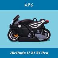 王一博同款機車AirPods保護套2蘋果藍牙無線AirPods Pro3代耳機殼