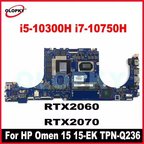 DA0G3EMBCD0 for HP Omen 15 15-EK TPN-Q236 Laptop Motherboard with i5-10300H i7-10750H CPU RTX 2060/2