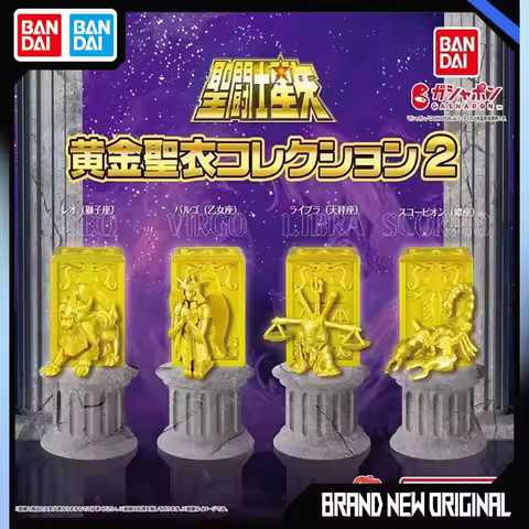 Bandai Saint Seiya Gold Cloth Action Figures Model Collect Ornaments EX CASHAPON Leo Libra Scorpio V