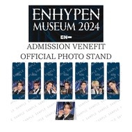 ENHYPEN museum 2024 ADMISSION VENEFIT OFFICIAL PHOTO STAND / JUNGWON HEESEUNG JAY JAKE SUNGHOON SUNO