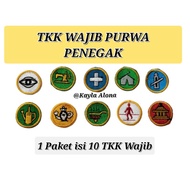 Bet / BADGE TKK MANDATORY PURWA ENFORCEMENT (1 PACKAGE = CONTAINS 10 MANDATORY TKK)