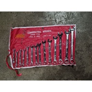 14pcs Yanda Combination Spanner Set
