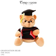 1 PCS - MEDIUM SIZE GRADUATION BEAR/CONVOCATION BEAR/BOUQUET DECOR/CONVO BEAR/BOUQUET BEAR/毕业熊/PATUN