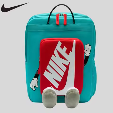 Nike HM9973-345 Men Women Kids New Cartoon Dolls Sports Backpack School Laptop Bag