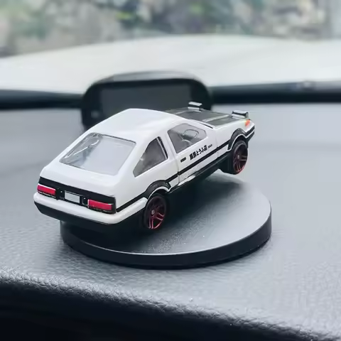Initial D AE86 Fujiwara Racing Car Model Drift Car Model Statue Adornments Auto Center Console Dashb