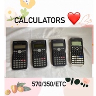 Calculators 570EX/350MS/570MS