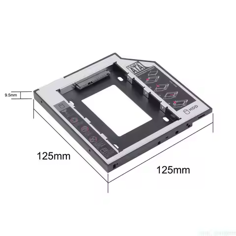 9.5mm SATA HDD SSD Hard Drive Disk Caddy/Bracket for Lenovo ThinkPad W540 W541 T540 T400s T410 T410i